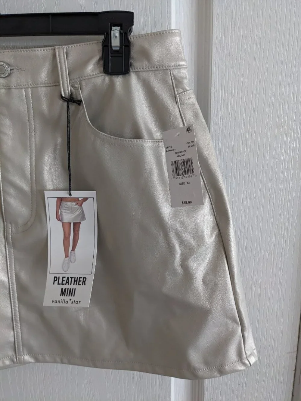 Vanilla Star NWT Pleather Mini Sz 12